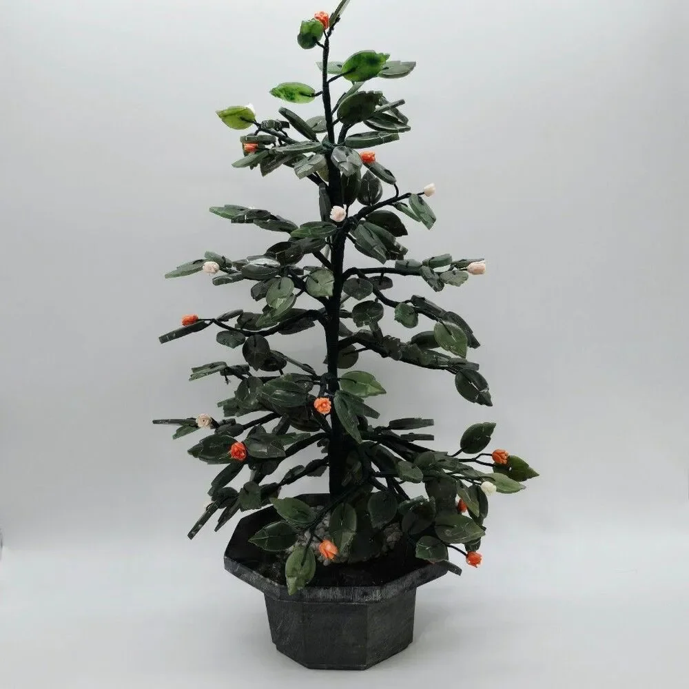 Stone Tree with Flowers